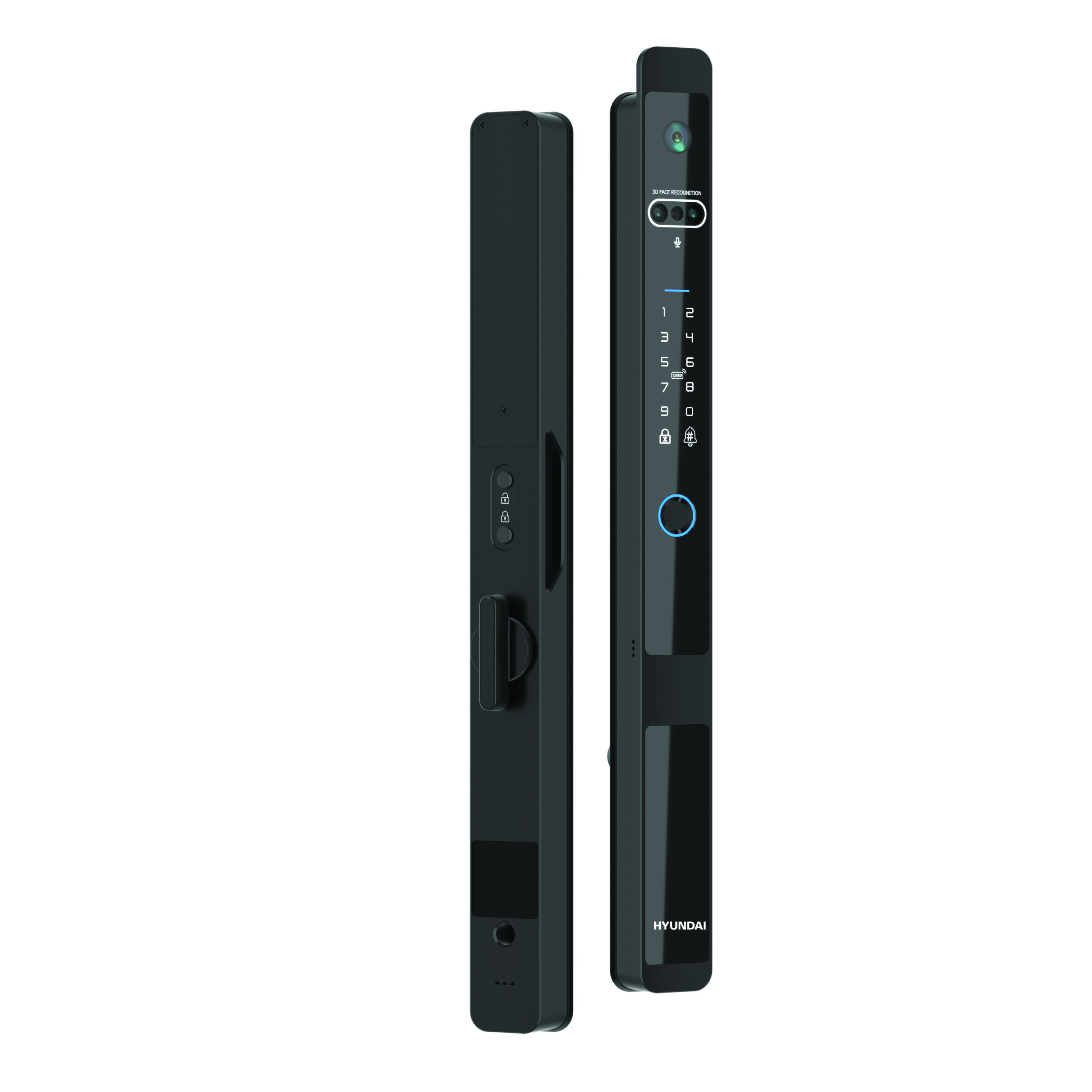 Khóa vân tay cửa nhôm tự động, chống nước Hyundai HY-SLS005F