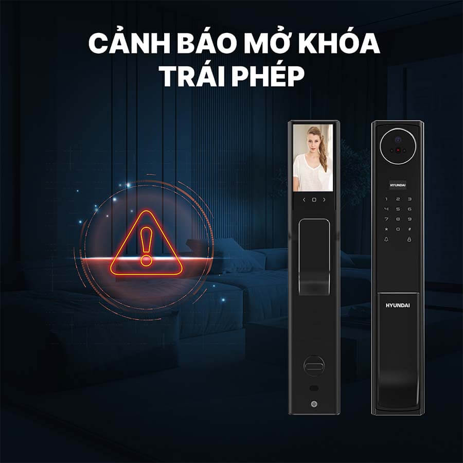 Cảnh báo mở khóa trái phép Hyundai HY-SLA911F