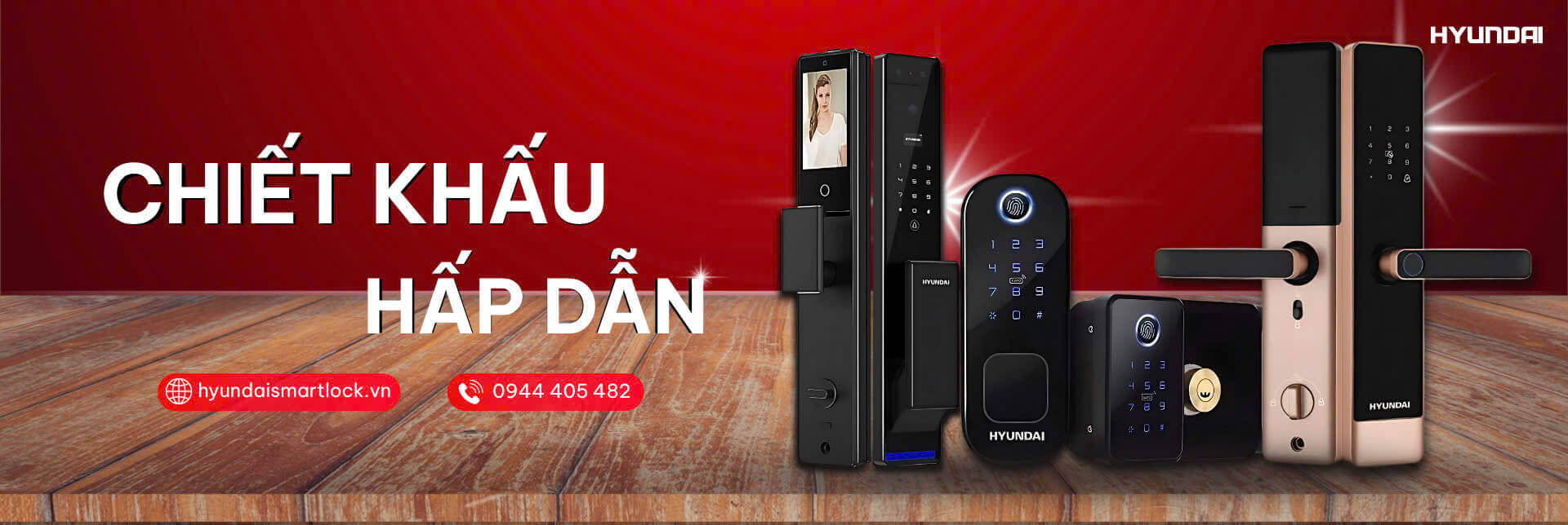 Chiết khấu khi mua khóa điện tử Hyundai Smart Lock