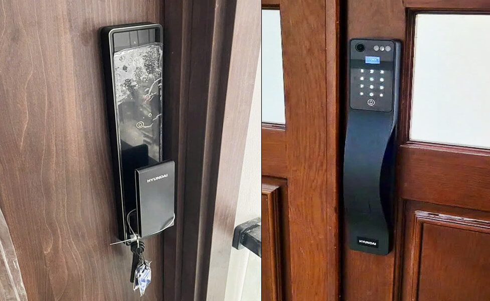 Khóa vân tay cửa Gỗ