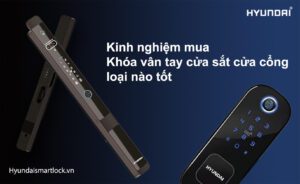 Kinh nghiệm mua khóa vân tay cửa sắt cửa cổng loại nào tốt