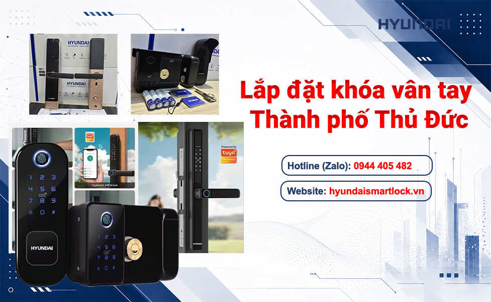 Lắp đặt khóa vân tay Thành phố Thủ Đức