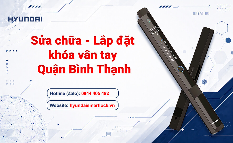 Lắp đặt khóa vân tay quận Bình Thạnh