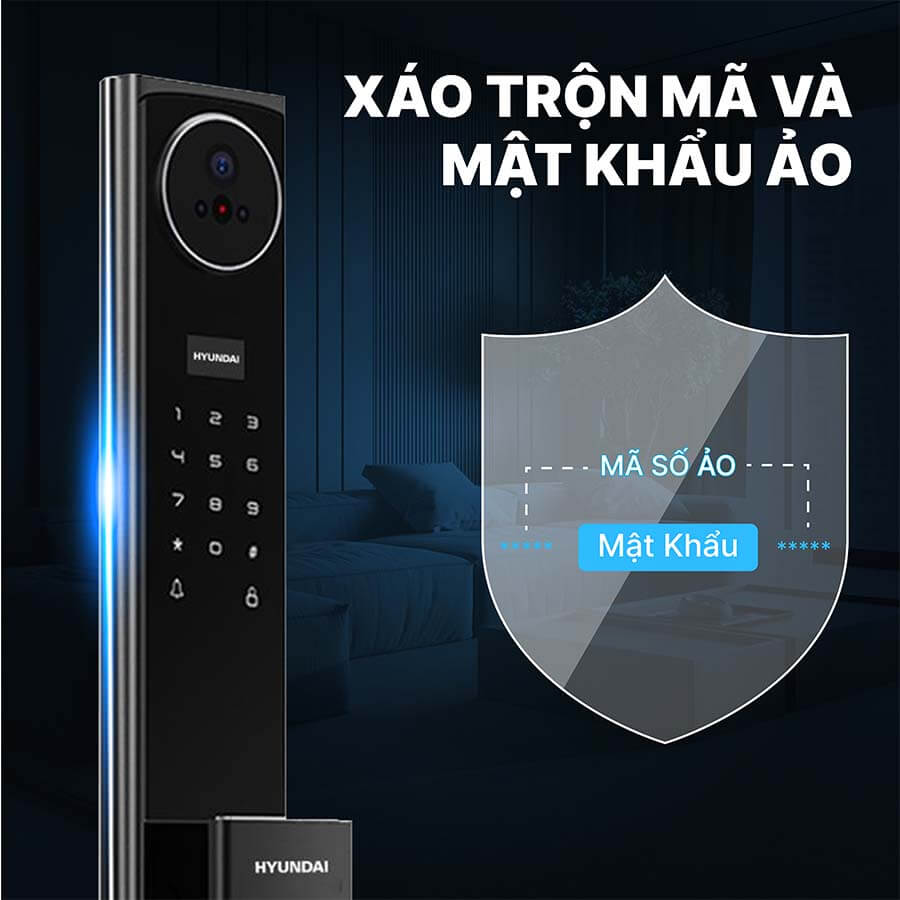 Xáo trộn mã và mật khẩu ảo Hyundai HY-SLA911F