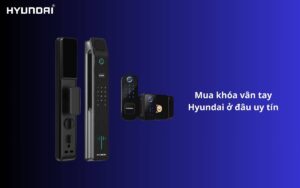 Khóa cửa vân tay Hyundai mua ở đâu uy tín với nhiều mẫu hiện đại, thiết kế sang trọng và công nghệ bảo mật tiên tiến.