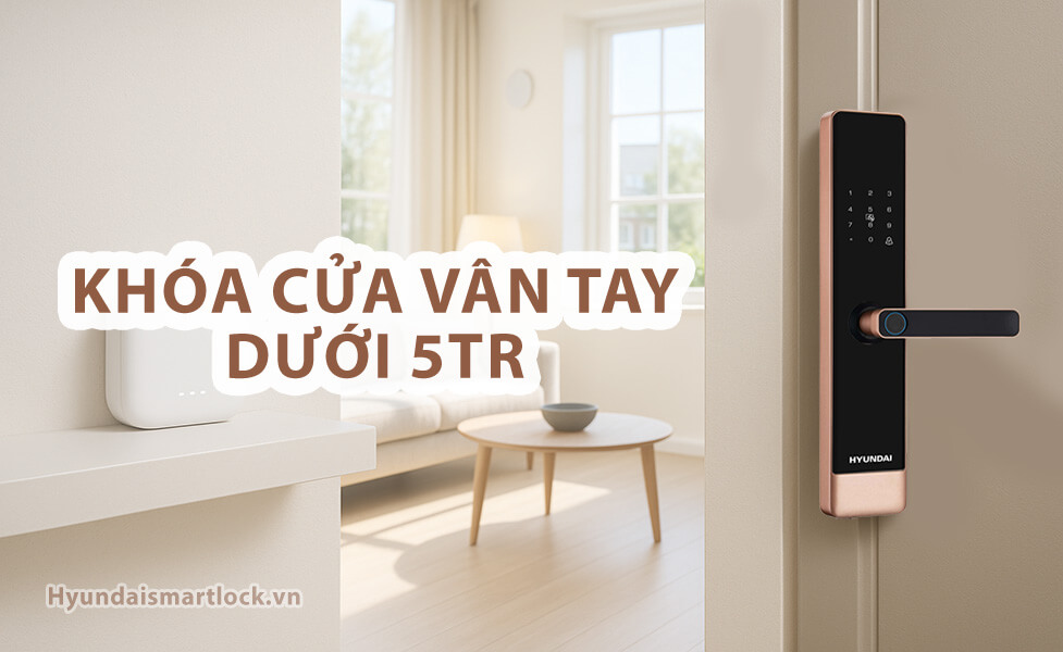 Khóa cửa vân tay dưới 5tr