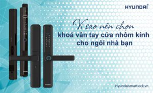 Vì sao nên chọn khoá vân tay cửa nhôm kính cho ngôi nhà bạn