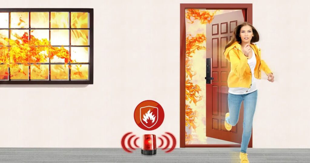 Khóa cửa thông minh chống cháy