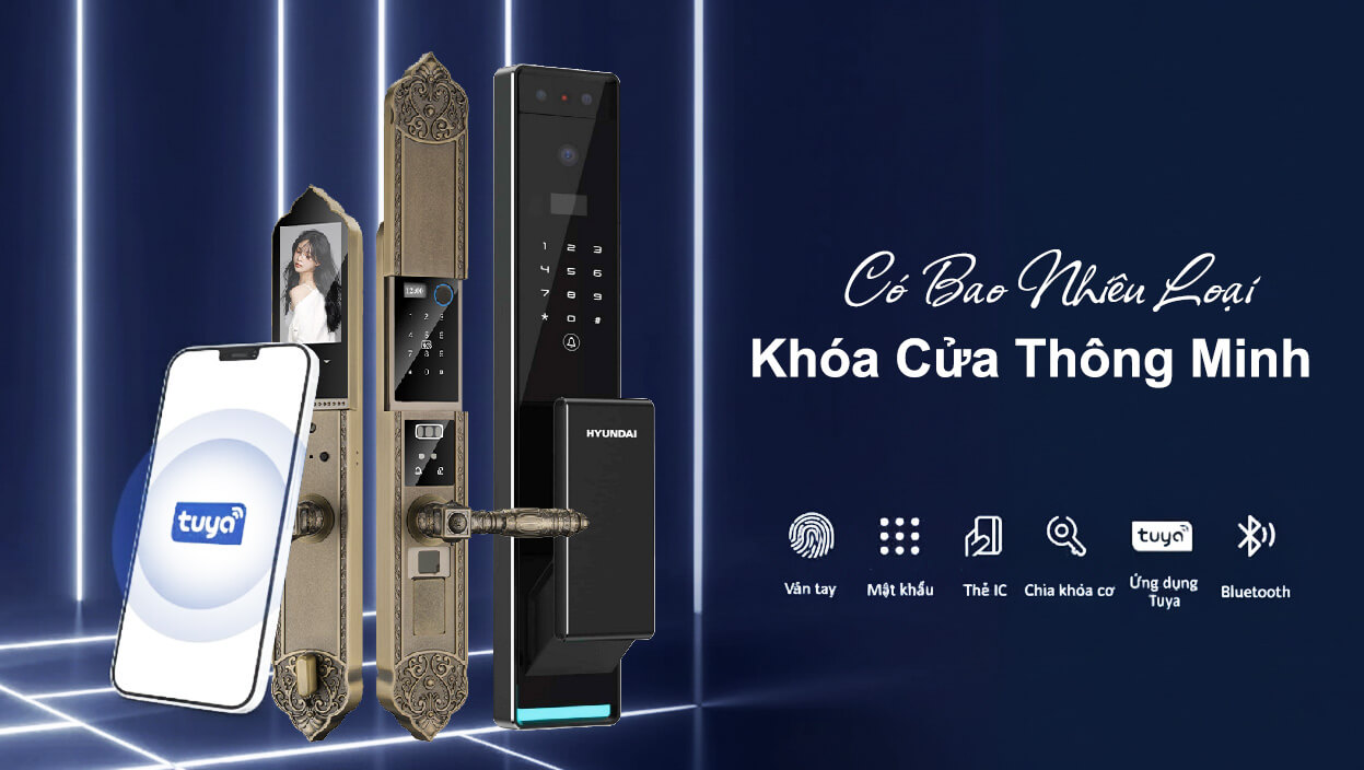 Các loại khóa cửa thông minh
