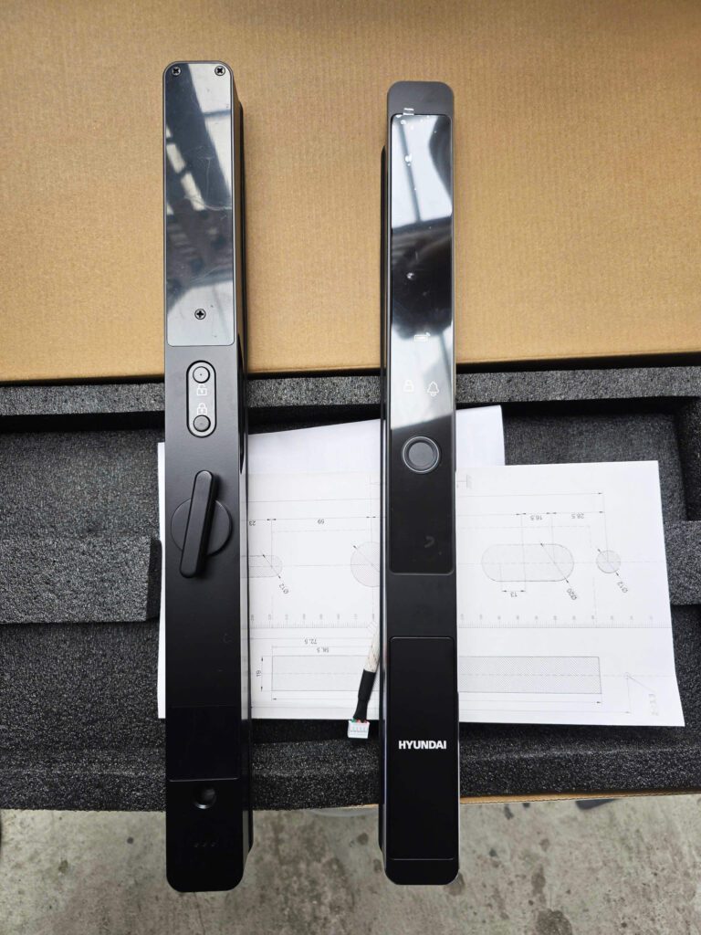 Hình ảnh khóa vân tay cửa nhôm Hyundai HY-SLS005