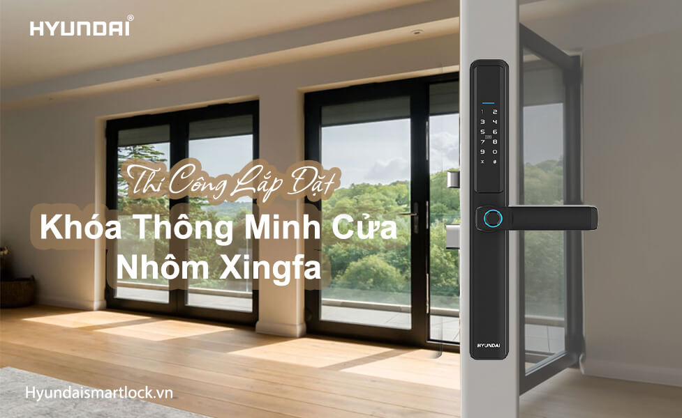 Khóa thông minh cửa nhôm Xingfa