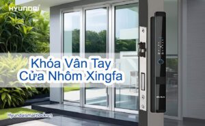 Khóa vân tay cửa nhôm Xingfa