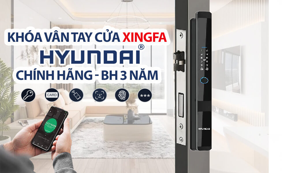 Khoá vân tay cửa xingfa