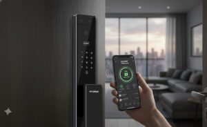 Giải pháp khóa cửa điều khiển từ xa bằng điện thoại