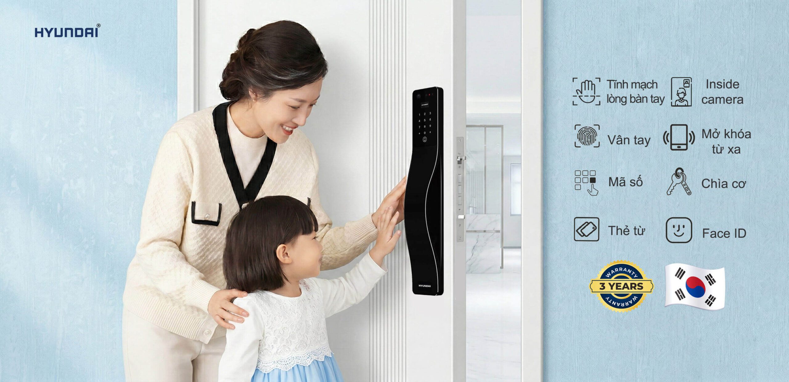 Banner khóa cửa vân tay Hyundai