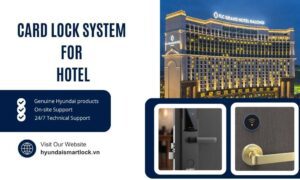 Genuine card lock system for hotel with nationwide installation