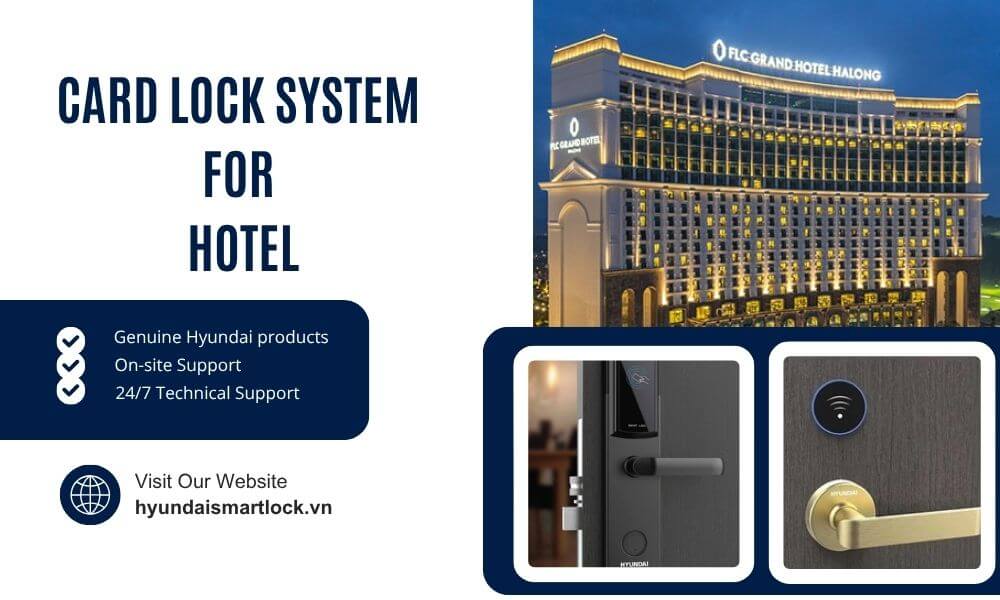 Genuine card lock system for hotel with nationwide installation