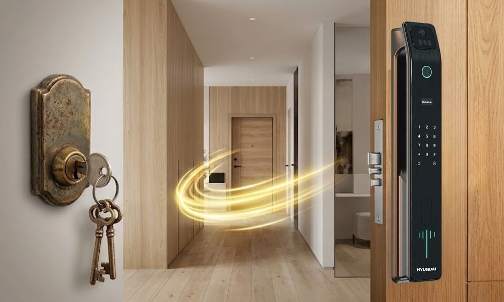 Replace traditional lock with digital lock with Hyundai Smart Lock