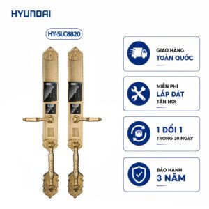 Khóa cửa thông minh biệt thự HYUNDAI HY-SLC8820 Gold
