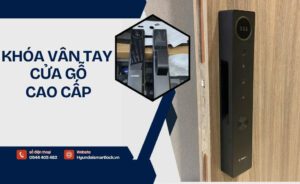 Gợi ý những mẫu khóa vân tay cửa gỗ cao cấp đáng mua hiện nay