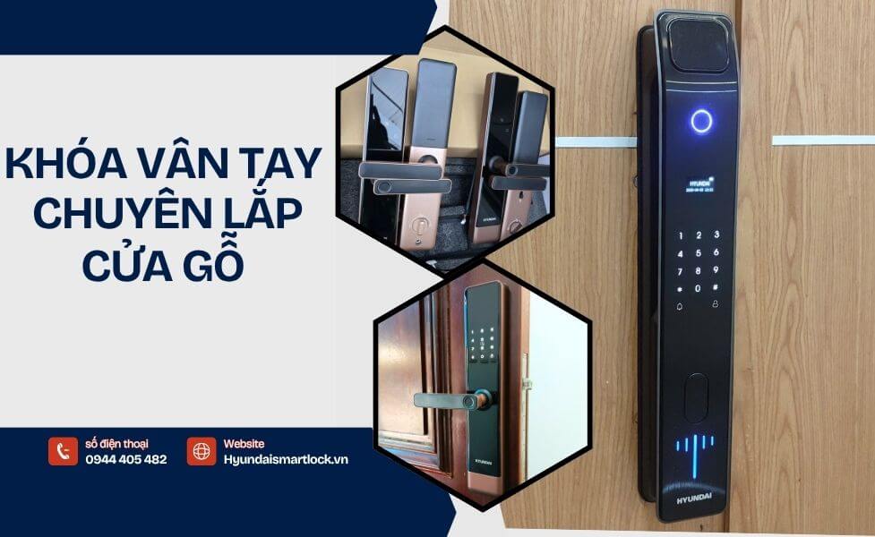 Mẫu khóa cửa Hyundai chuyên dụng lắp đặt cho các loại cửa gỗ