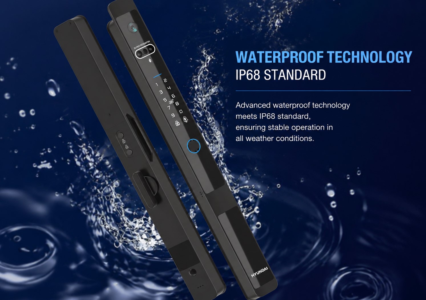 100% Waterproof Structure for Aluminum Doors