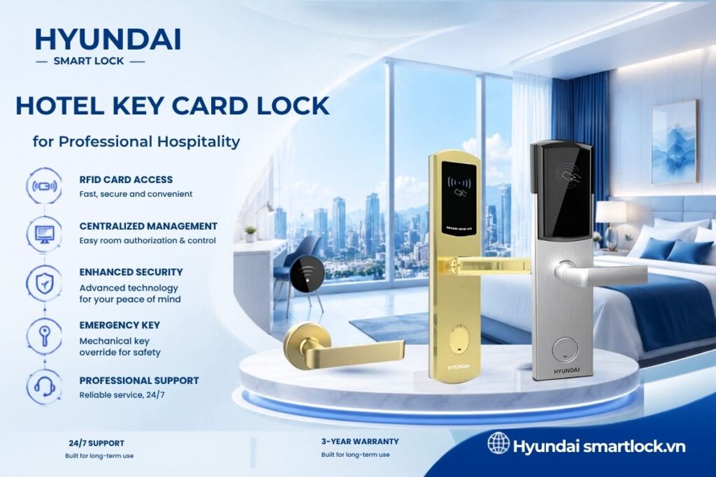 Hotel Key Card Lock Models for Hospitality Projects