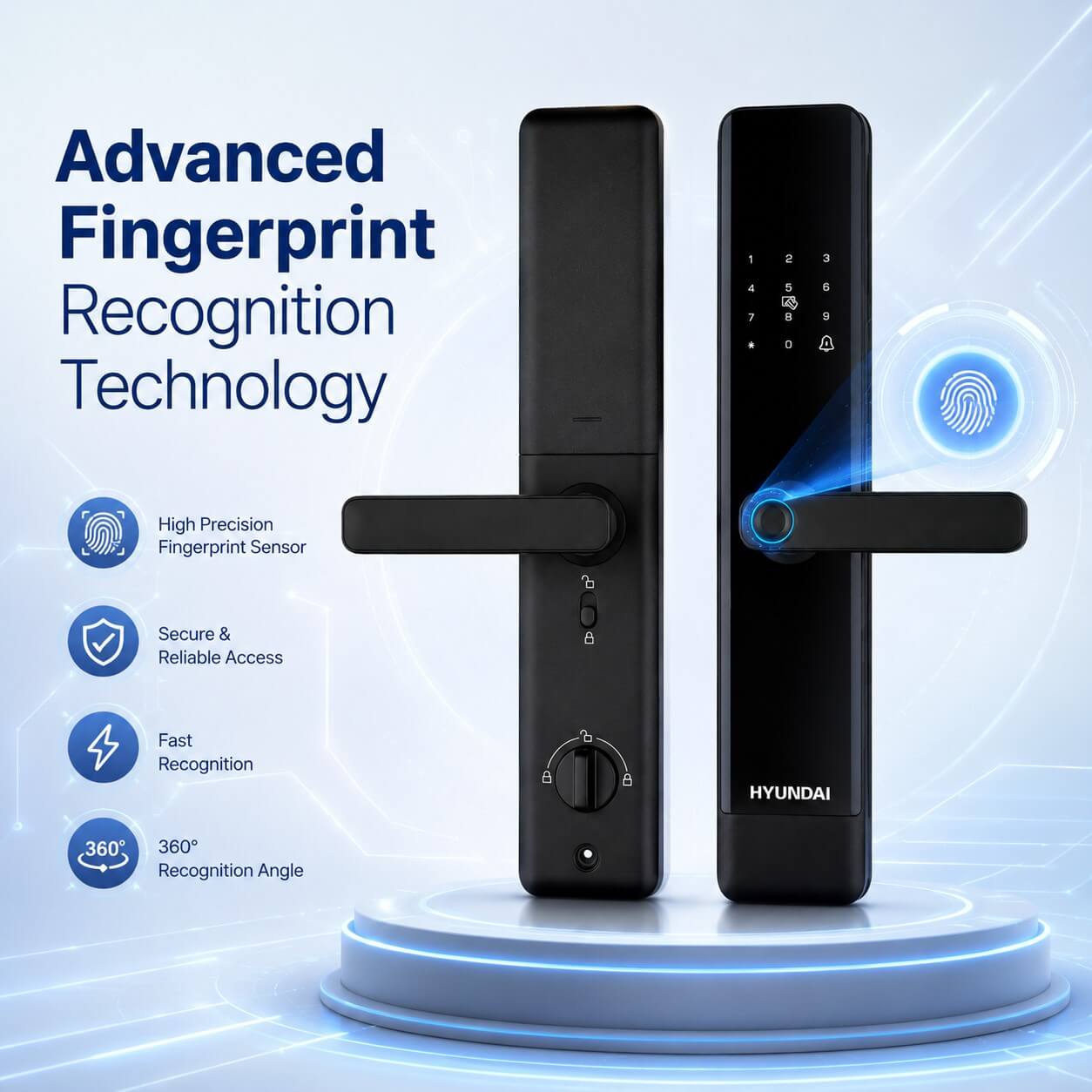 Hyundai HY-SL007 with advanced Biometric Fingerprint Technology