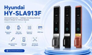 Hyundai HY-SLA913F Face ID Automatic Wooden Door Smart Lock