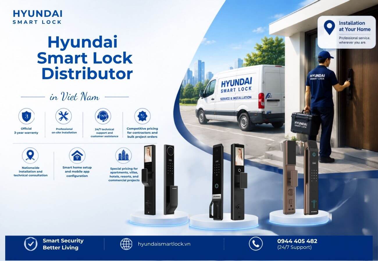 Hyundai Smart Lock Distributor in Viet Nam