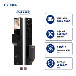 Khóa vân tay cửa gỗ tự động Hyundai HY-SLA911F Nhận Diện Khuôn Mặt
