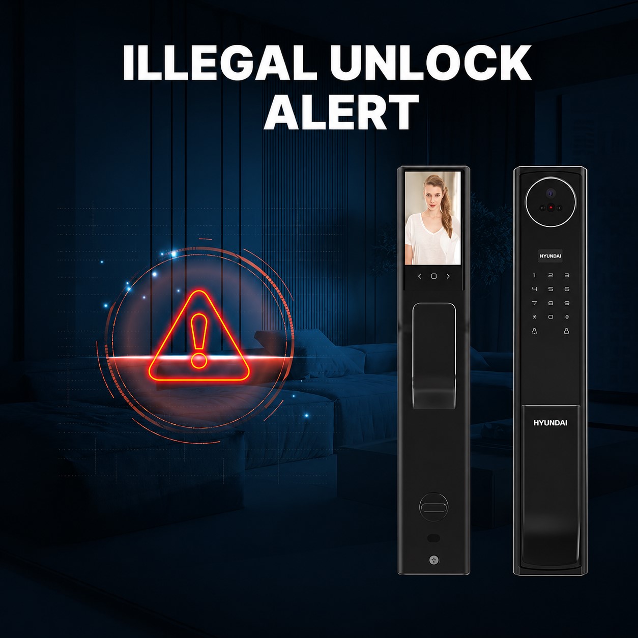 Security Features & Alarm Functions on Hyundai HY-SLA911F