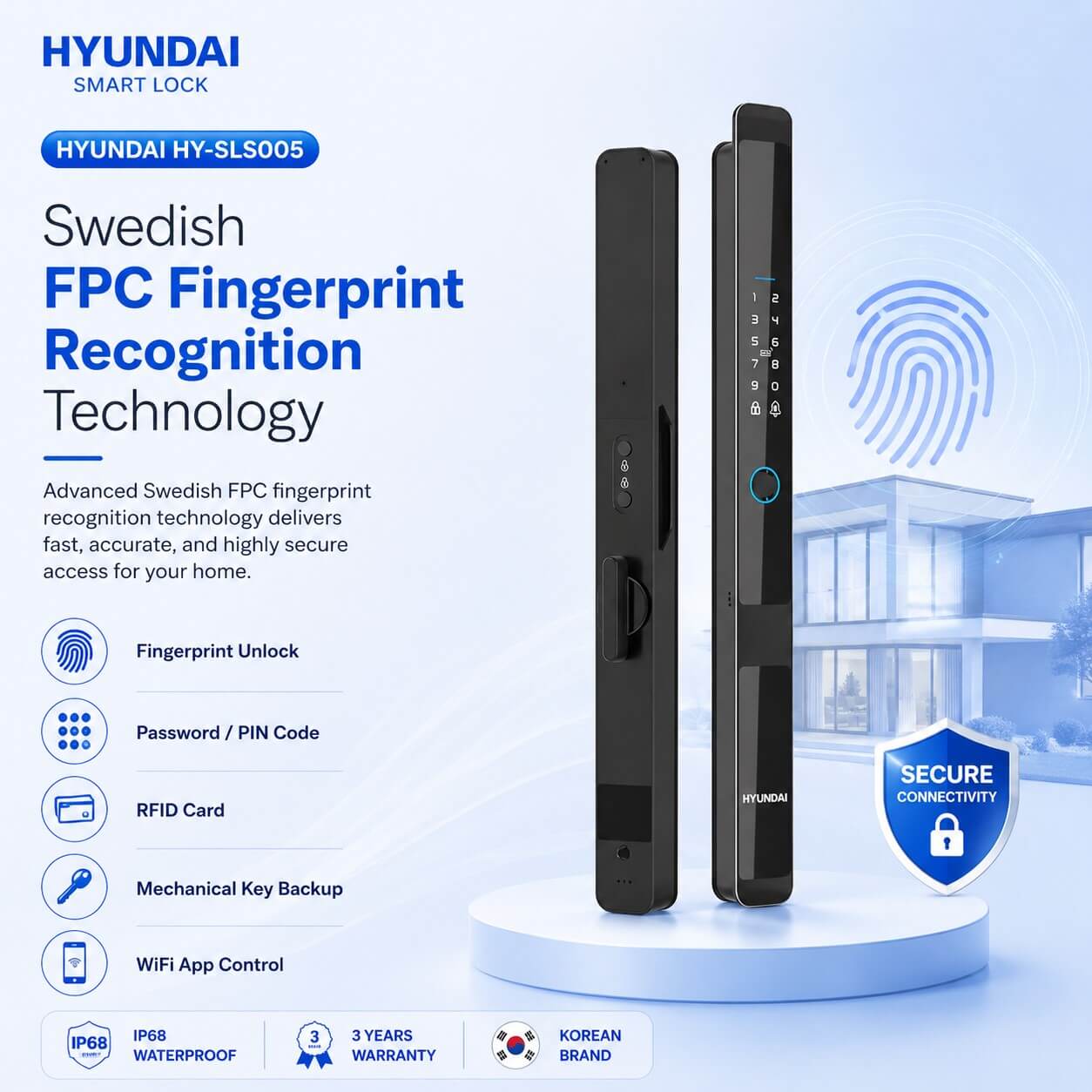 Swedish FPC Fingerprint Recognition Technology