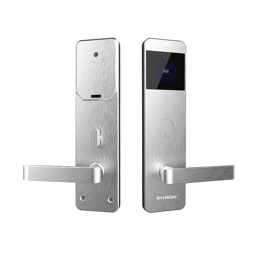 Hyundai HY-HL02 RFID Hotel Door Lock in silver finish