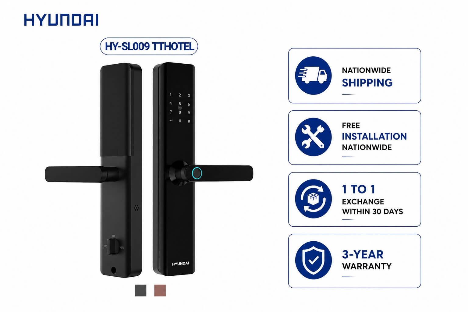 Hyundai HY-SL009 TTHOTEL Electronic Fingerprint Door Lock