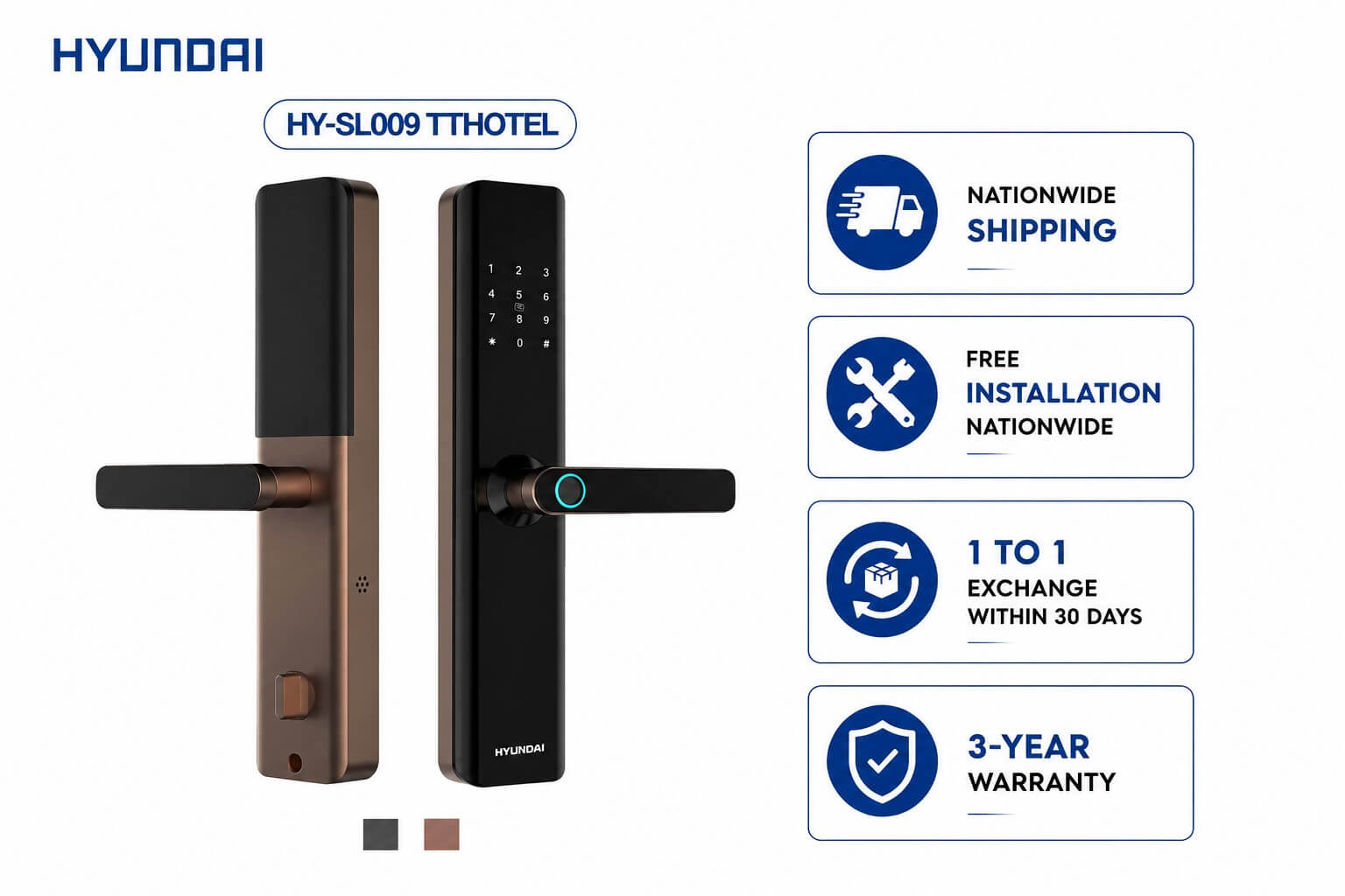 Hyundai HY-SL009 TTHOTEL Professional Smart Hotel Lock