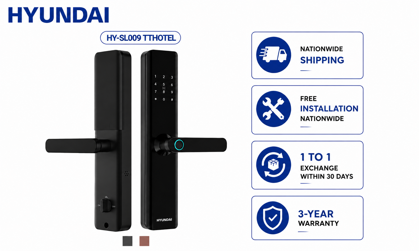 Hyundai HY-SL009 TTHOTEL Electronic Fingerprint Door Lock
