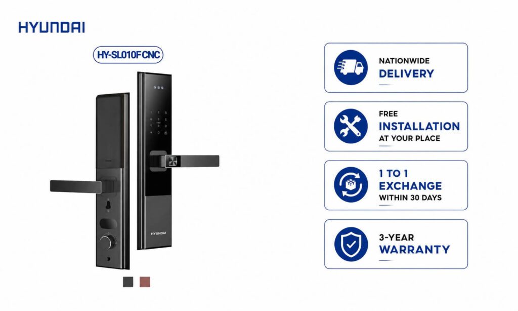 Hyundai HY-SLA010F CNC Automatic Smart Fingerprint Door Lock