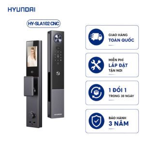 Khóa vân tay cửa gỗ tự động Hyundai HY-SLA102 CNC
