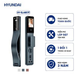 Khóa vân tay cửa gỗ tự động Hyundai HY-SLA807F