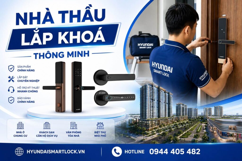 Lựa chọn nhà thầu lắp khoá thông minh uy tín cho công trình