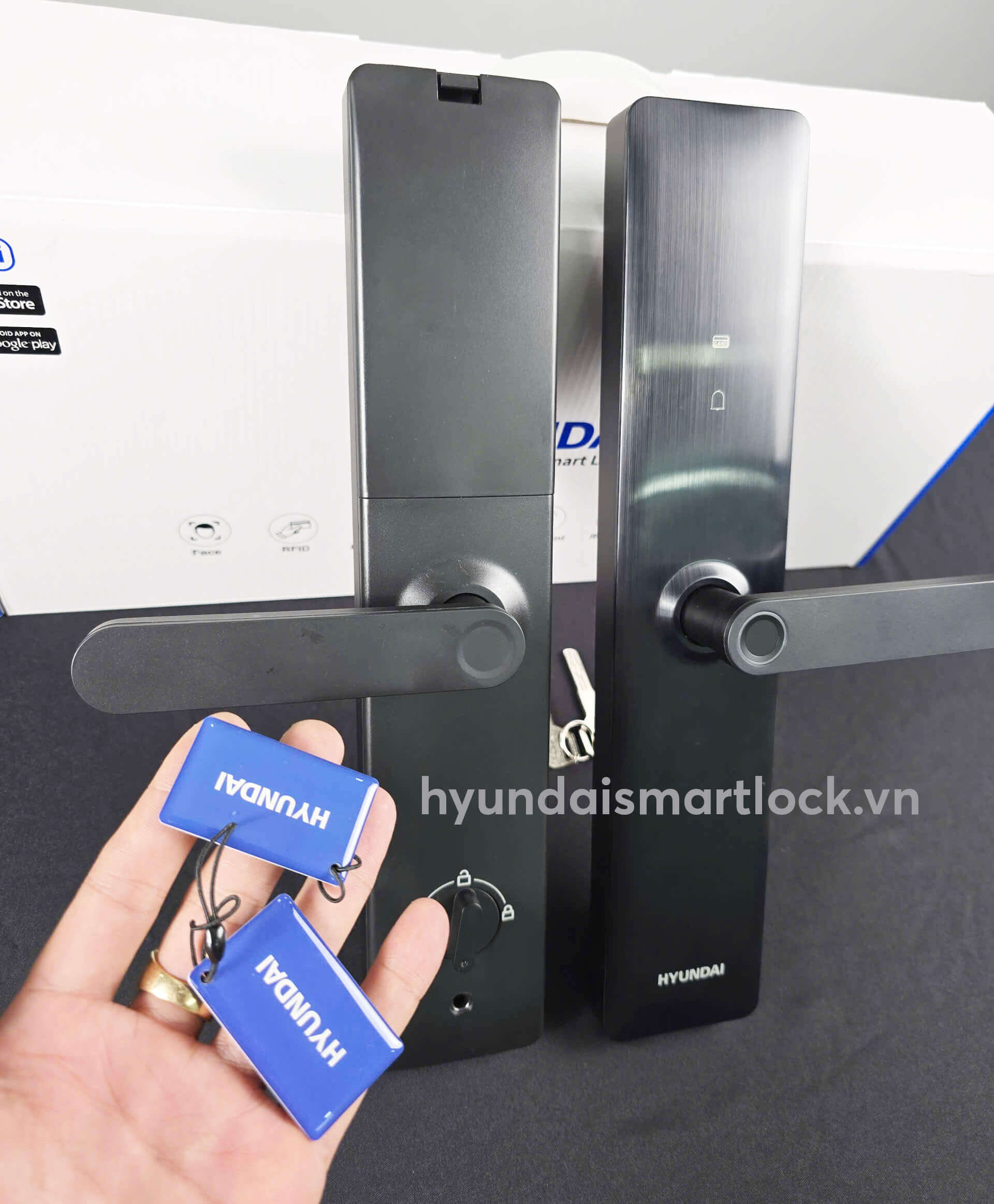 Premium Hyundai HY-SL006 Smart Door Lock Featuring Multiple Secure Access Methods