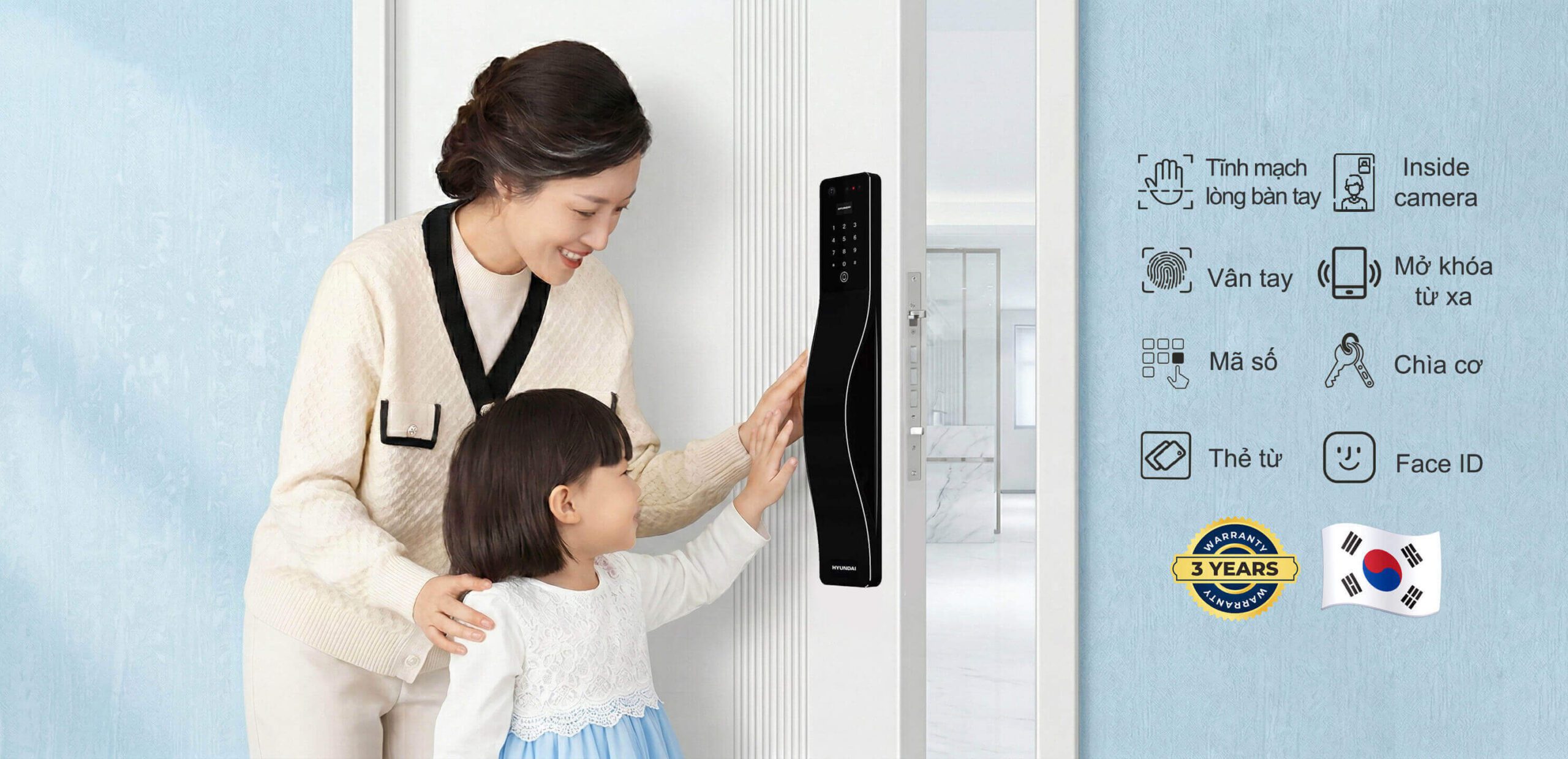 Banner khoá cửa vân tay Hyundai