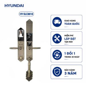 Khóa cửa vân tay tân cổ điển HYUNDAI HY-SLC8818 Bronze