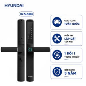 Khóa vân tay Hyundai HY-SLS006 chuyên dụng cho cửa nhôm