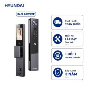 Khóa vân tay cửa gỗ tự động Hyundai HY-SLA102 CNC